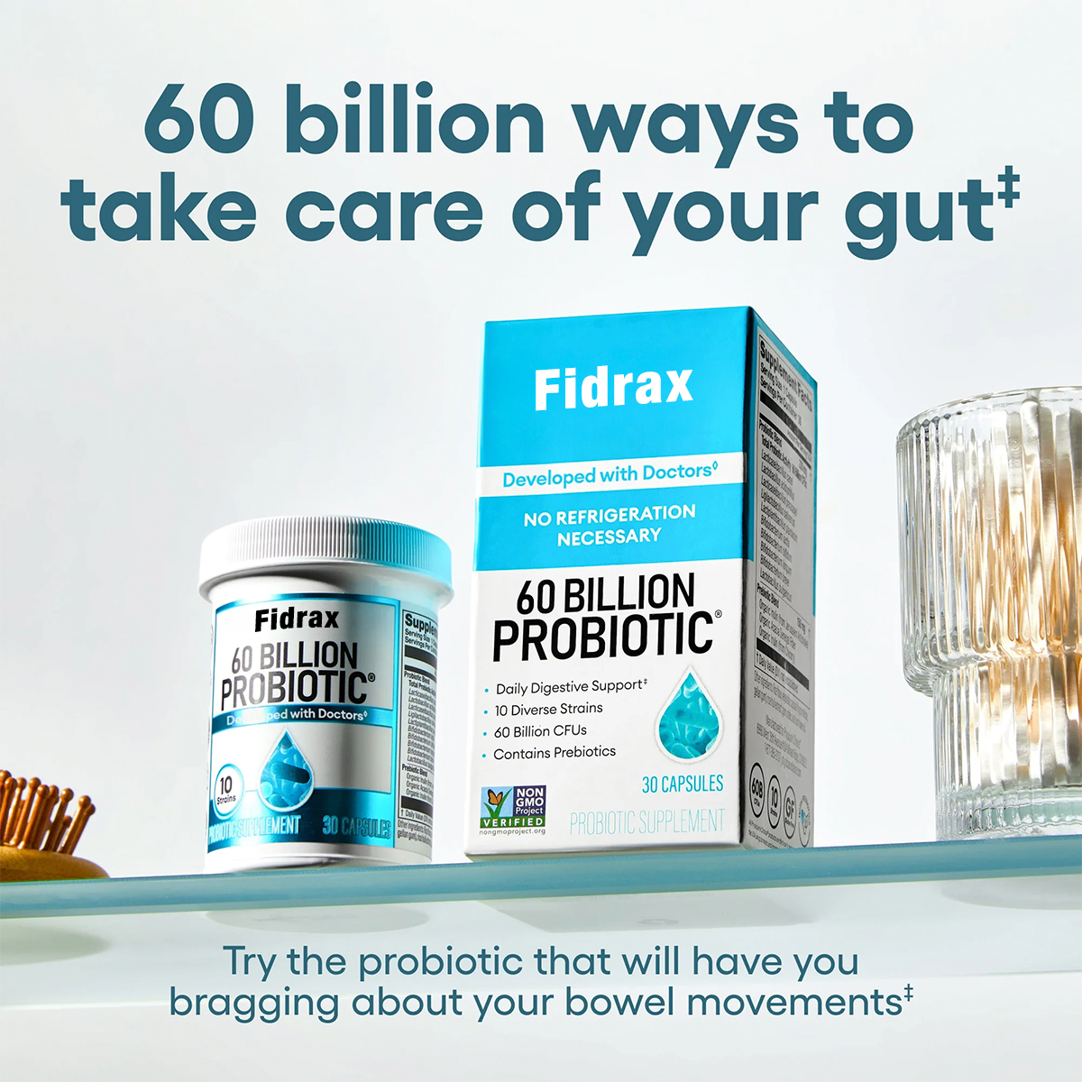 Fidrax®  60 Billion Probiotic
