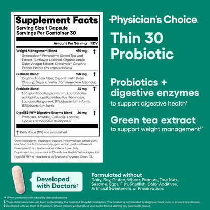 Fidrax®  Thin 30 Probiotic